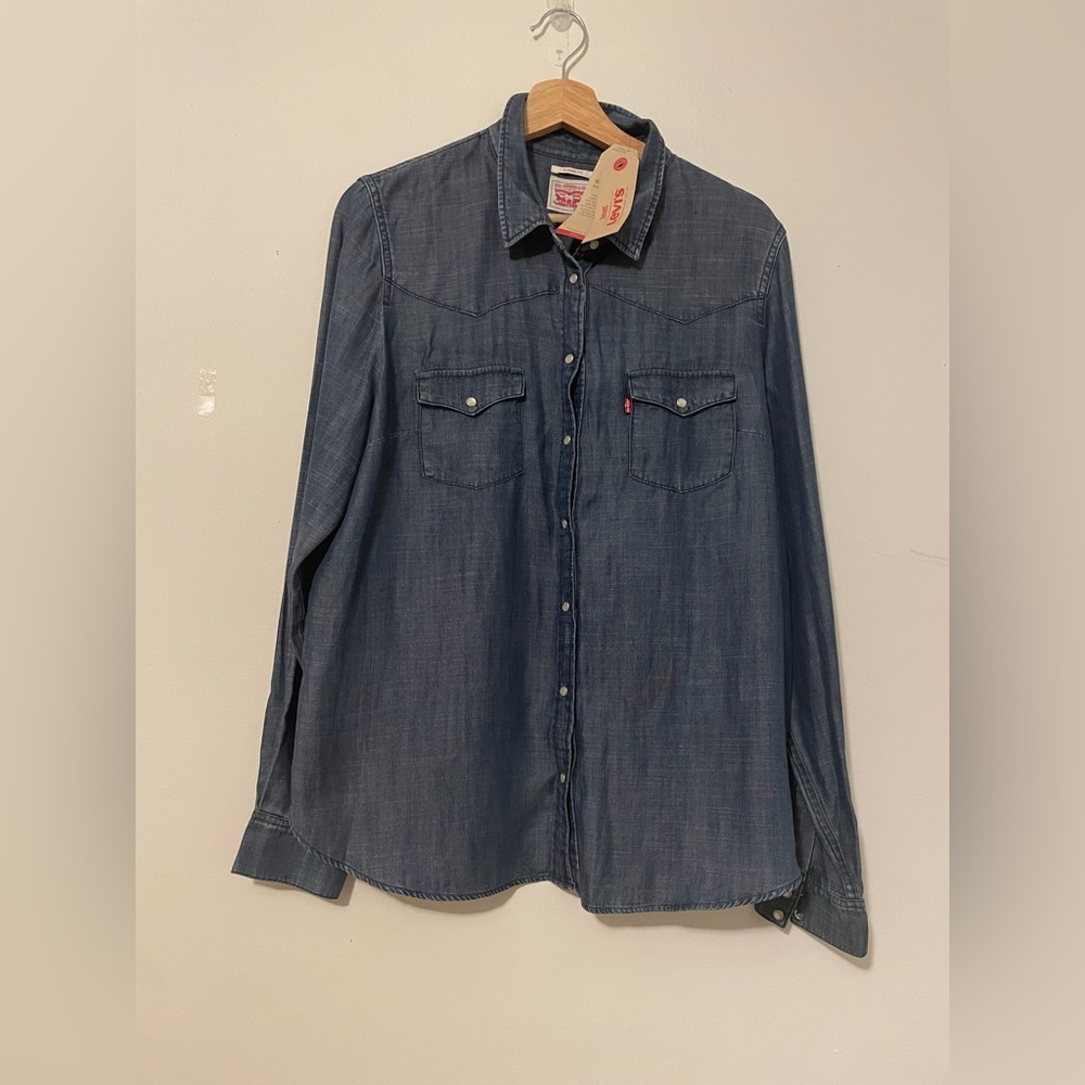 Levi's Women’s Dark Blue Casual Shirt